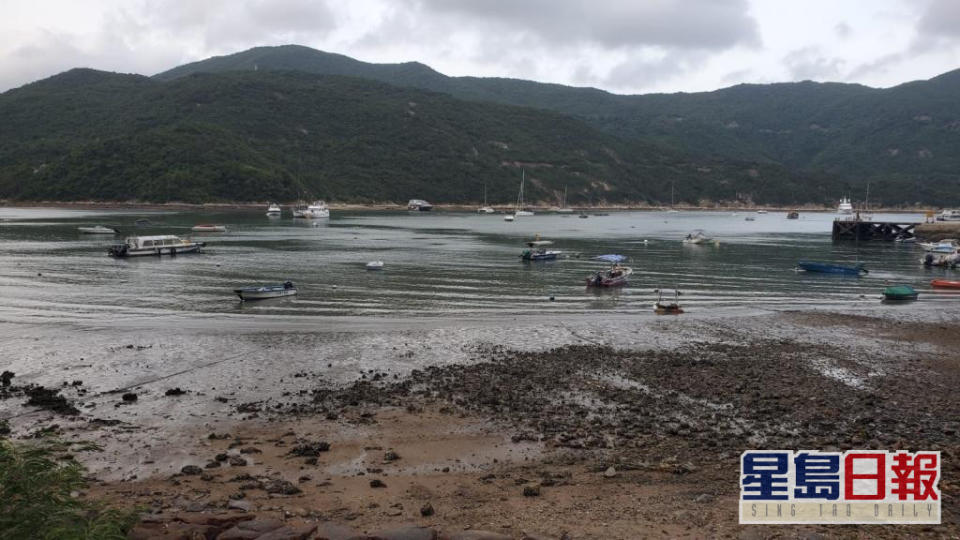 現場為港島大潭篤村對開大潭灣海面。