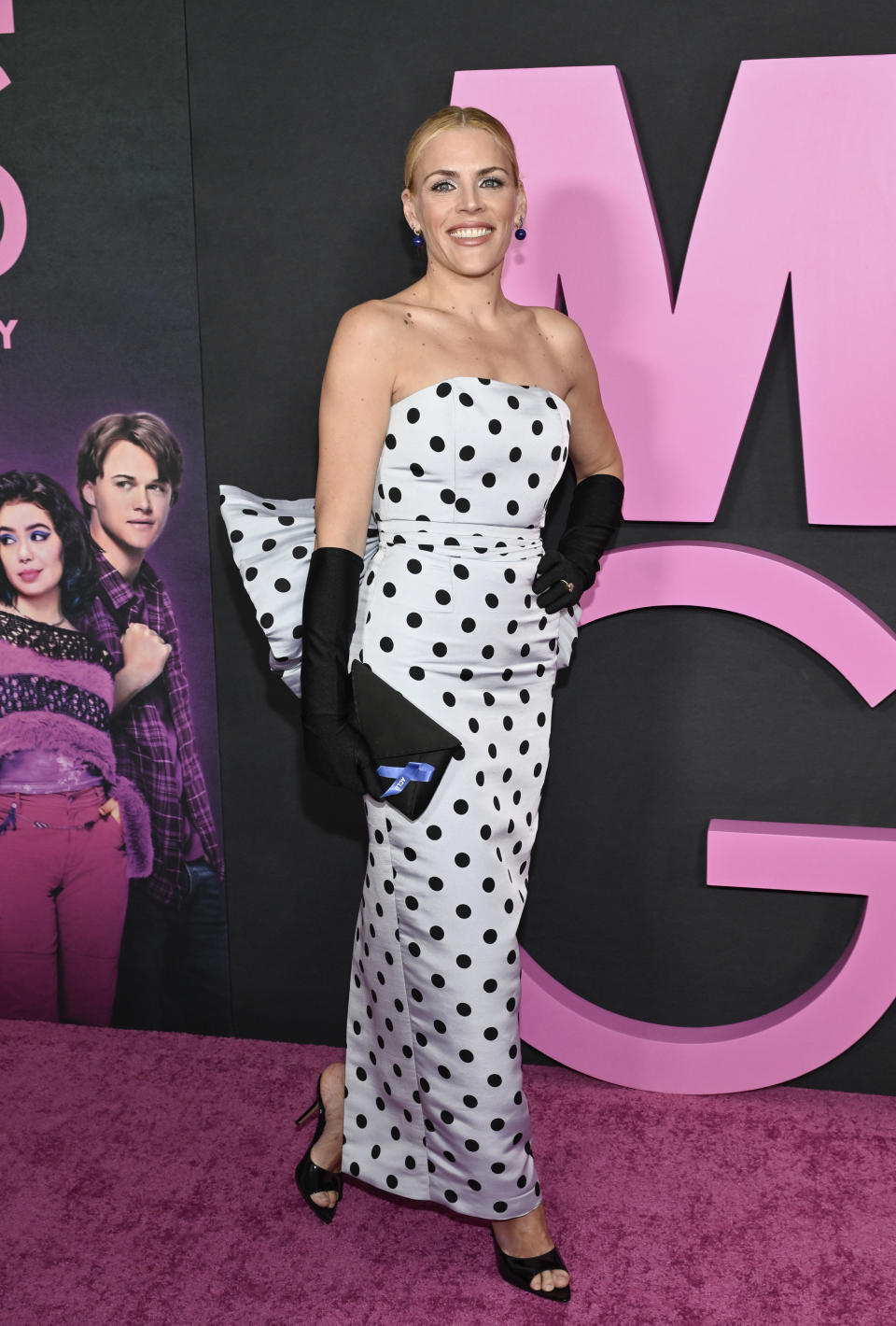 Busy Philipps attends the world premiere of "Mean Girls" at AMC Lincoln Square on Monday, Jan. 8, 2024, in New York. (Photo by Evan Agostini/Invision/AP)