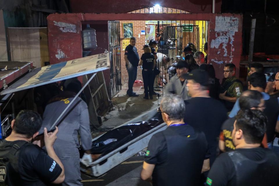 PHOTOS: Gun attack at bar in Brazil