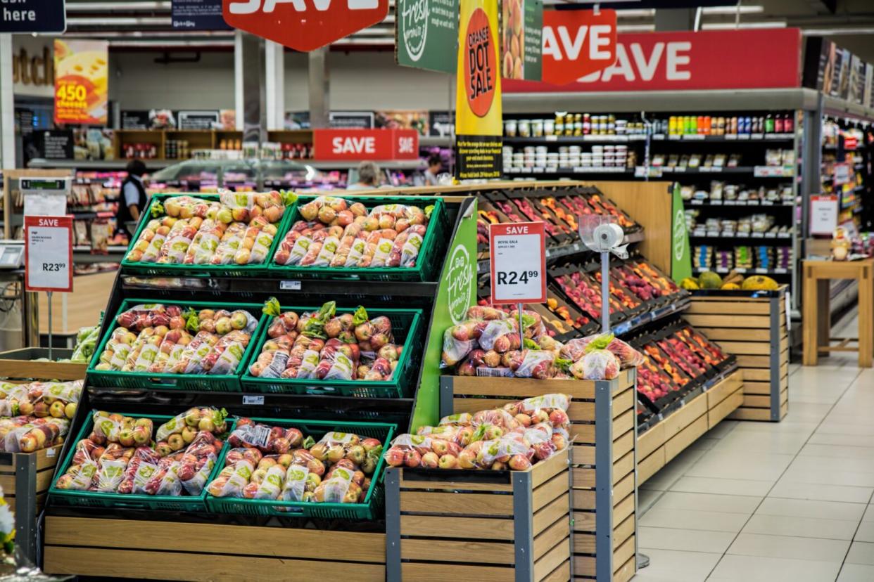 A grocery store filled with items to buy in bulk