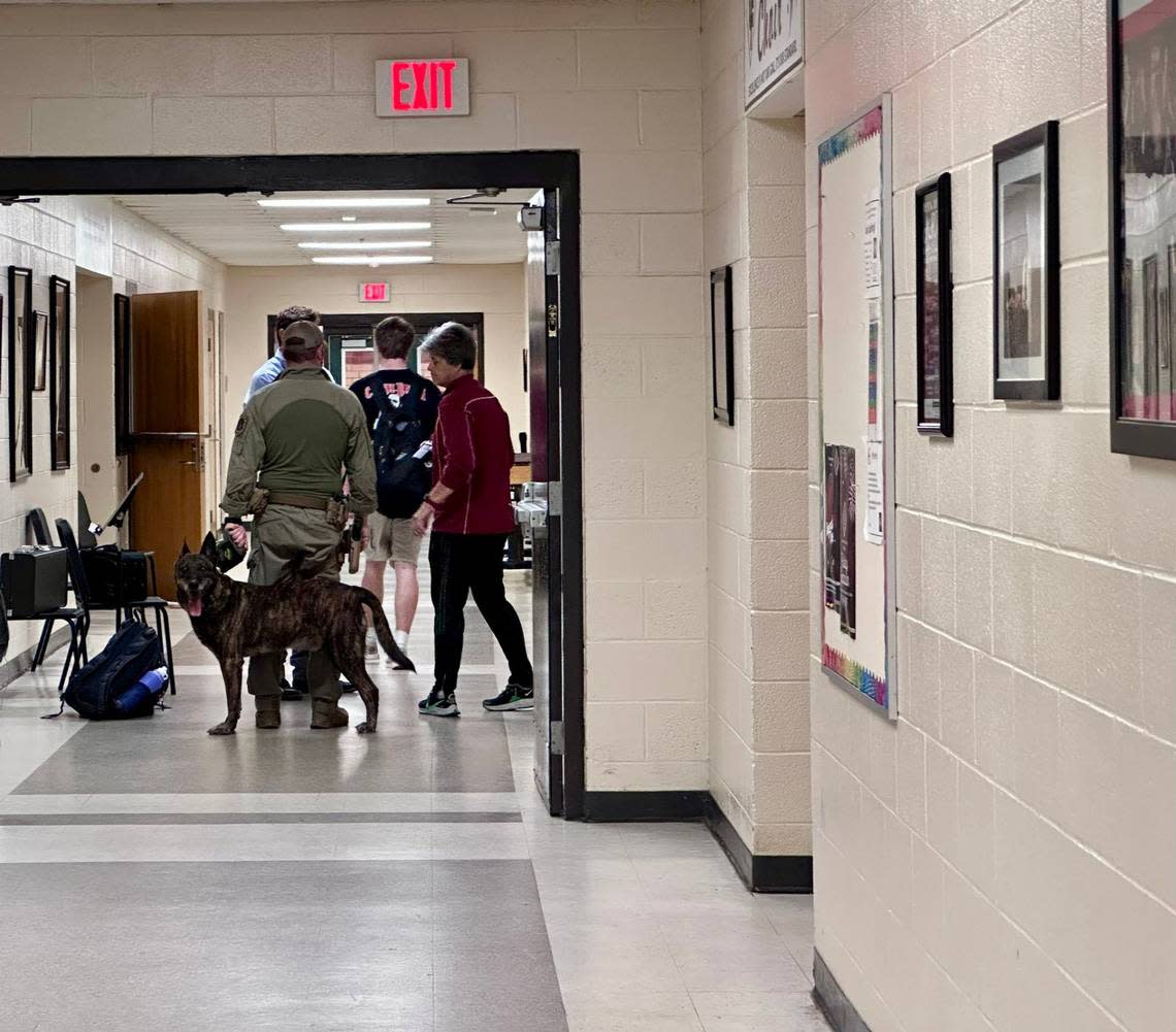 Law enforcement responded to a bomb threat at Carolina Forest High School Wednesday, which caused the school to be evacuated. No one was injured in the incident. April 24, 2024
