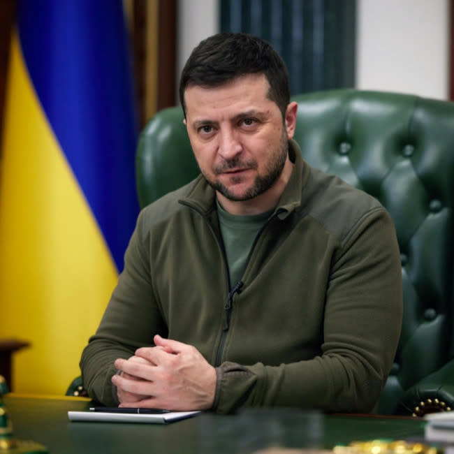 Volodymyr Zelensky credit:Bang Showbiz