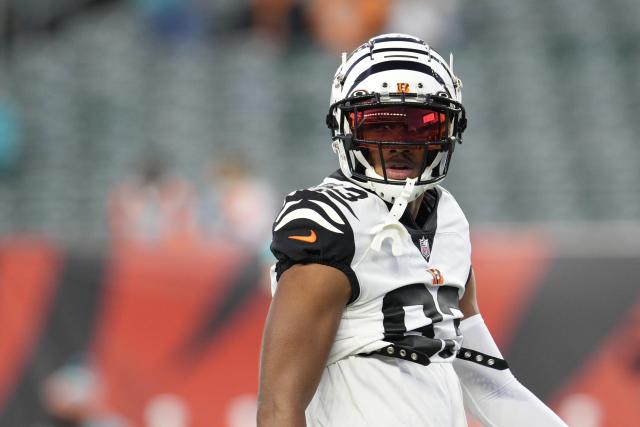 Why are the Bengals wearing white helmets on Thursday Night Football?