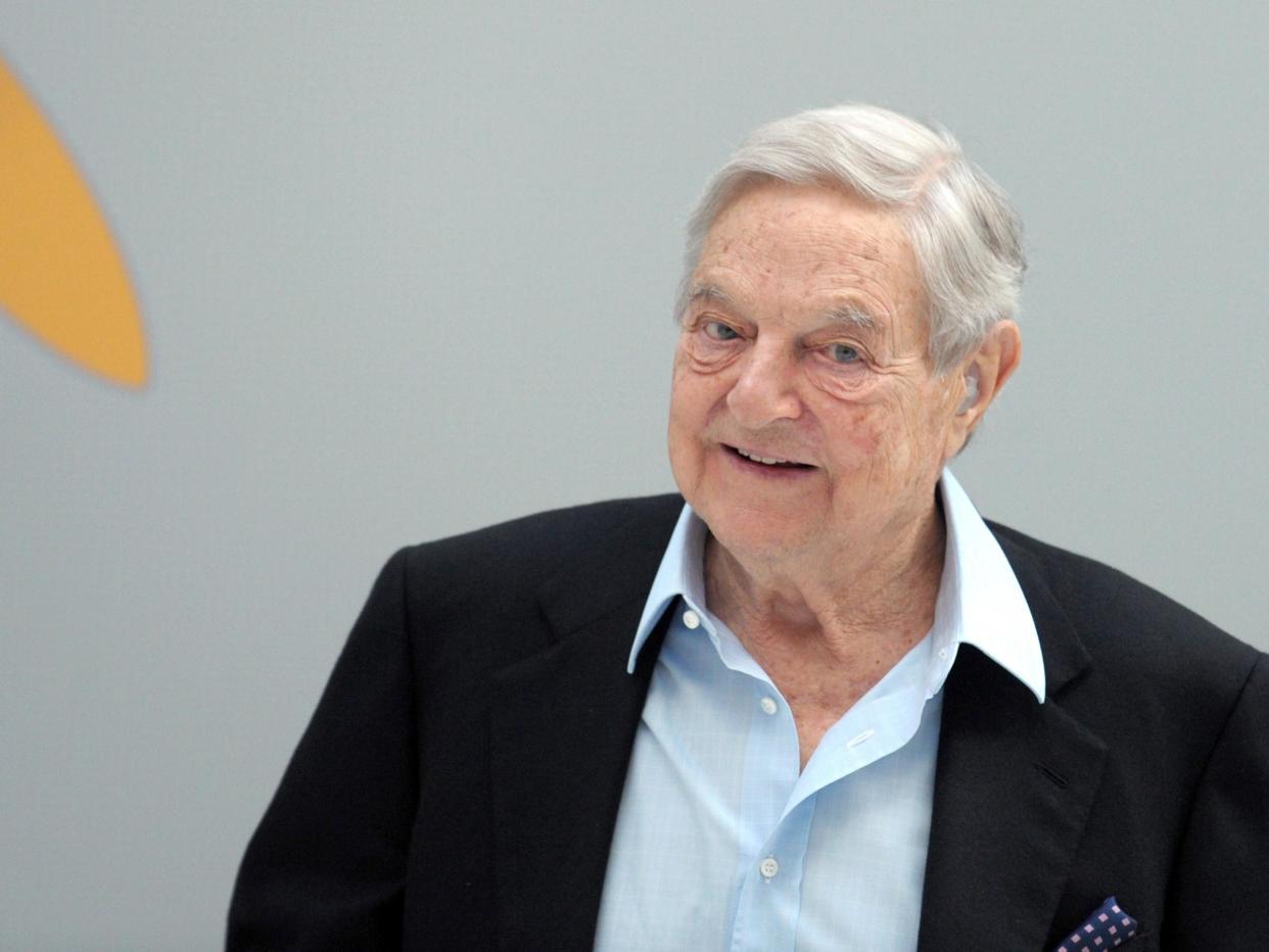 'The people in the UK are in denial,' Mr Soros said: AFP/Getty