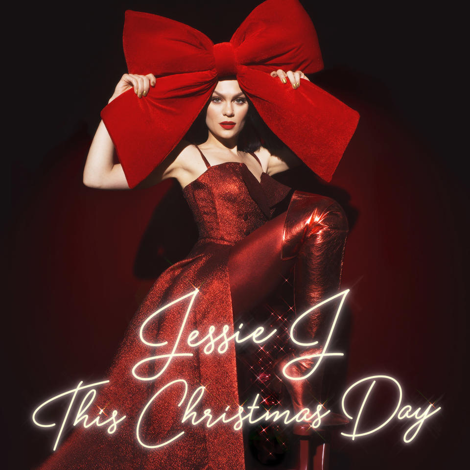 This cover image released by LAVA/Republic Records shows "This Christmas Day," a holiday album by Jessie J. (LAVA/Republic Records via AP)