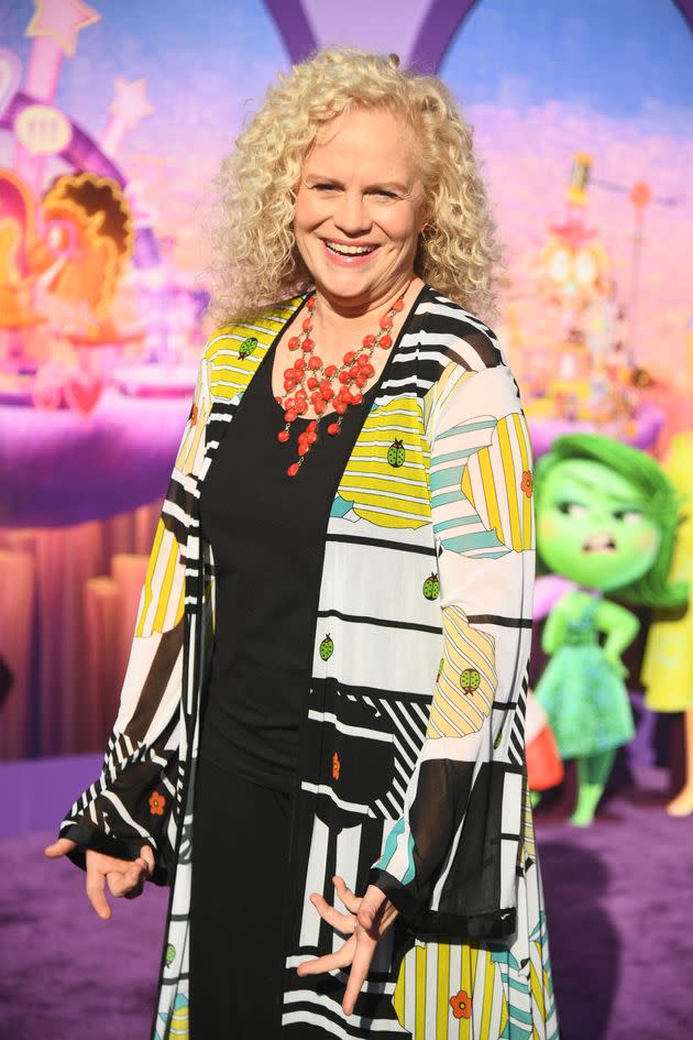 Meg LeFauve at the premiere of Inside Out 2