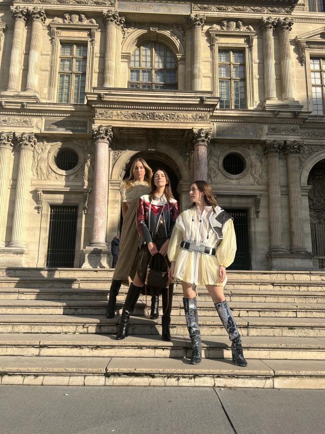 Attending the Louis Vuitton Show With the Haim Sisters