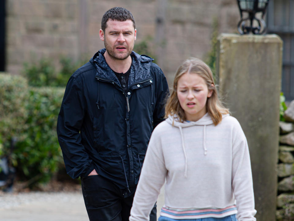 FROM ITV

STRICT EMBARGO 
Print media - No Use Before Tuesday 11th May 2021
Online Media - No Use Before 0700hrs Tuesday 11th May  2021

Emmerdale - Ep 9044

Monday 17th May 2021

Full of guilt Liv Flaherty [ISOBEL STEELE] canÕt stop drinking. Aaron Dingle [DANNY MILLER] pleads with her to reach out to Vinny and talk to him again but she wonÕt.

Picture contact David.crook@itv.com 

This photograph is (C) ITV Plc and can only be reproduced for editorial purposes directly in connection with the programme or event mentioned above, or ITV plc. Once made available by ITV plc Picture Desk, this photograph can be reproduced once only up until the transmission [TX] date and no reproduction fee will be charged. Any subsequent usage may incur a fee. This photograph must not be manipulated [excluding basic cropping] in a manner which alters the visual appearance of the person photographed deemed detrimental or inappropriate by ITV plc Picture Desk. This photograph must not be syndicated to any other company, publication or website, or permanently archived, without the express written permission of ITV Picture Desk. Full Terms and conditions are available on  www.itv.com/presscentre/itvpictures/terms