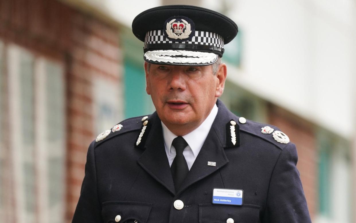 Suspended chief constable Nick Adderley faked his CV and application form in 2018