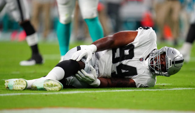 Las Vegas Raiders LB Jordan Jenkins is out for the season