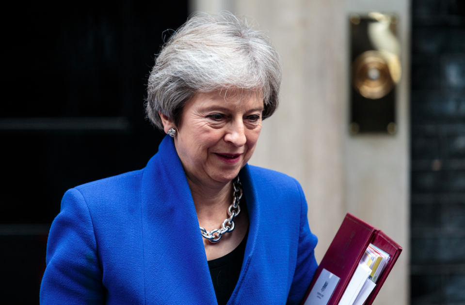 <em>Theresa May is under pressure to publish the legal advice behind her Brexit plan (Getty)</em>