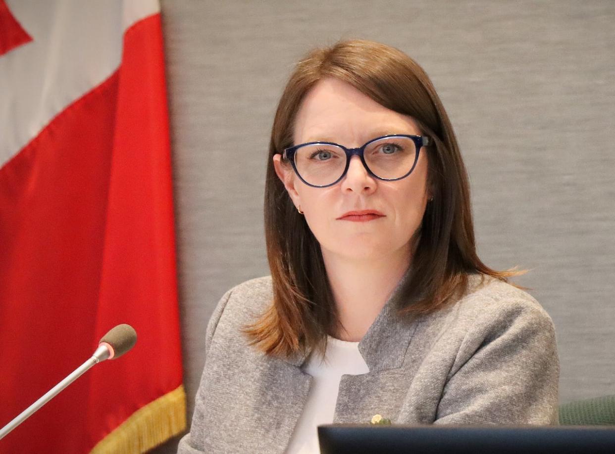 Mayor Amanda McDougall says the Nova Scotia government has treated Cape Breton Regional Municipality badly during negotiations and passage of the Municipal Reform Act. (Tom Ayers/CBC - image credit)