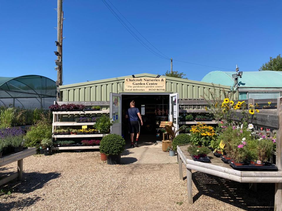 Pete Cook, manager of Chalcroft Nurseries near Bognor Regis is not surprised the town is one of the driest in England