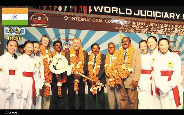 太極門師徒多次受邀前往印度參加全球首席大法官會議。
