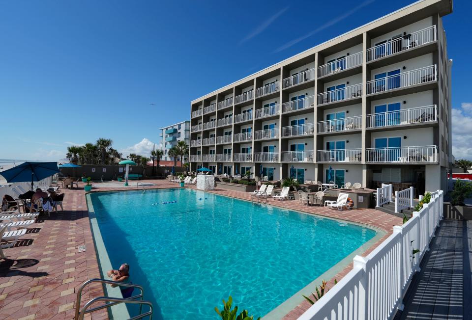 The pool deck at the Boardwalk Inn & Suites in Daytona Beach also will be getting a renovation by year's end, part of a series of improvements planned by the hotel's new owner.