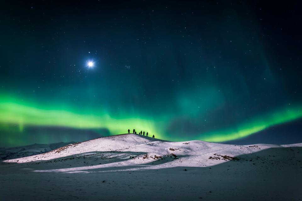 The Northern Lights in Iceland