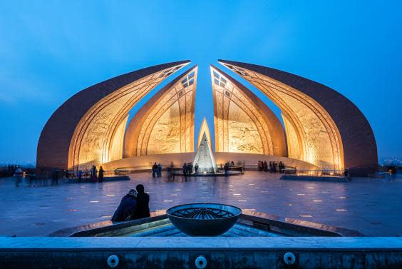 The Pakistan monument in Islamabad represents the four provinces of the country (Getty Images/iStockphoto)