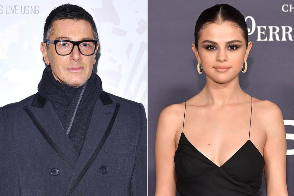 Stefano Gabbana y Selena Gomez.