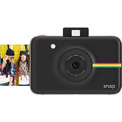 Polaroid Snap Instant Digital Camera (Black) with ZINK Zero Ink Printing Technology (Credit: Amazon)