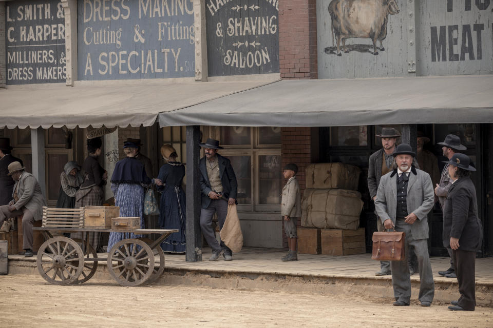 David Oyelowo as Bass Reeves in Lawmen: Bass Reeves epsiode 8, season 1 streaming on Paramount+, 2023. Photo Credit: Lauren "Lo" Smith/Paramount+