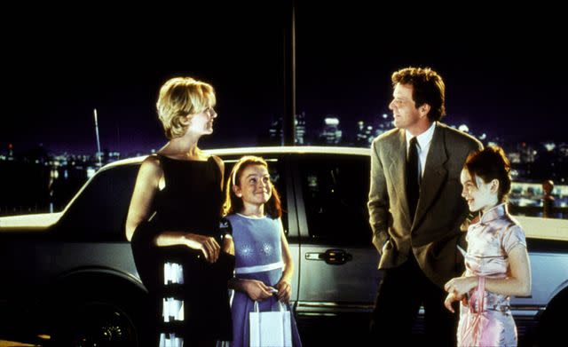 <p>Courtesy Everett Collection</p> , Natasha Richardson, Lindsay Lohan, Dennis Quaid, Lindsay Lohan (again) in 'The Parent Trap.'