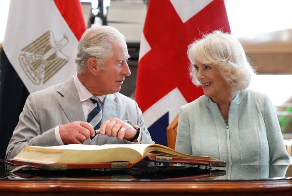 The Prince Of Wales and Duchess Of Cornwall during their Middle East visit (Getty Images)