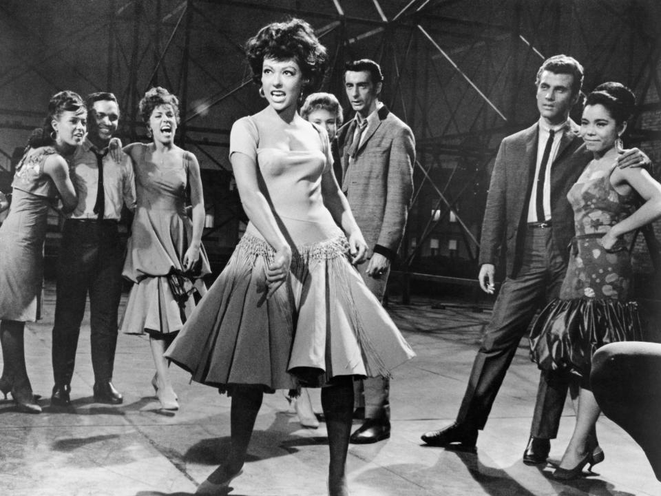 Rita Moreno as Anita in the 1961 production of "West Side Story."