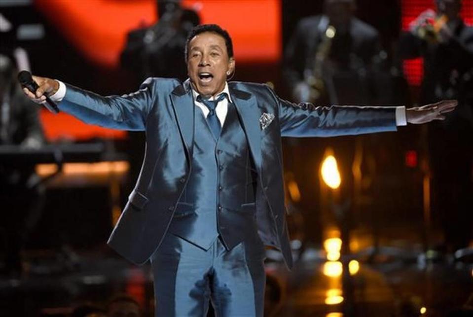 Smokey Robinson performs at the BET Awards at the Microsoft Theater on Sunday, June 28, 2015, in Los Angeles. (Photo by Chris Pizzello/Invision/AP)