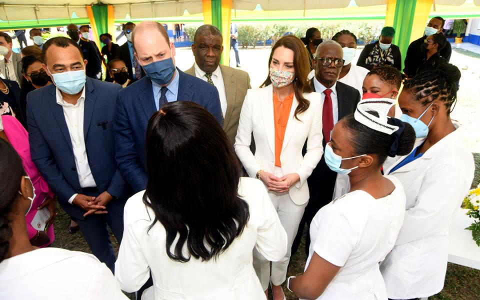 El Príncipe y la Princesa de Gales en su visita a Jamaica en 2022 - Rudolph Brown/EPA-EFE/Shutterstock