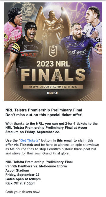 NRL Grand Final 2023 Tickets: How to Get NRL Grand Final 2023