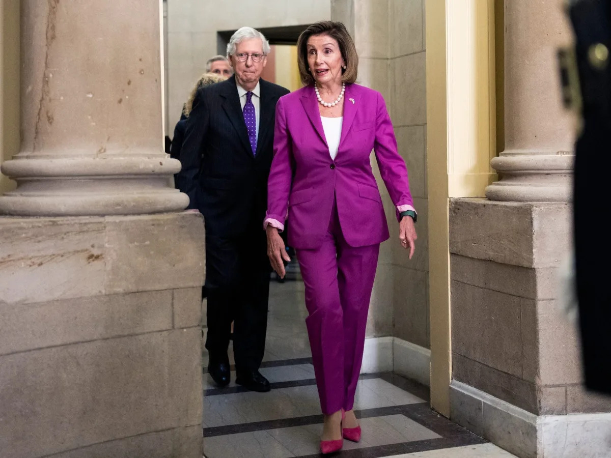 McConnell and 25 Senate Republicans issue rare statement of support for Pelosi a..