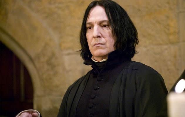 Was Snape a goodie or a baddie? Source: Warner Bros