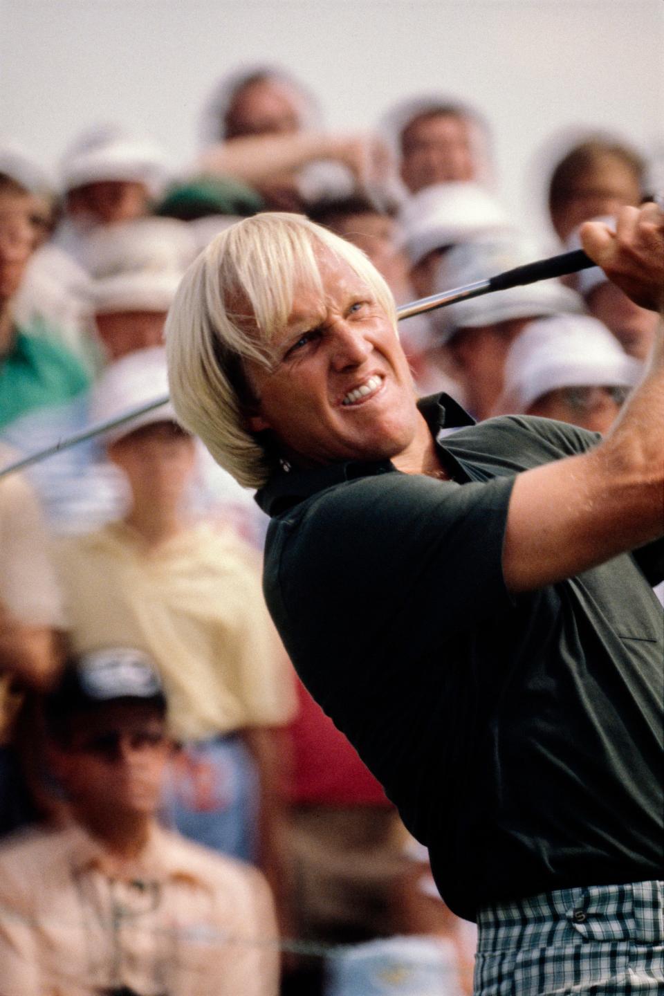 Greg Norman made his debut at the Masters in 1981.