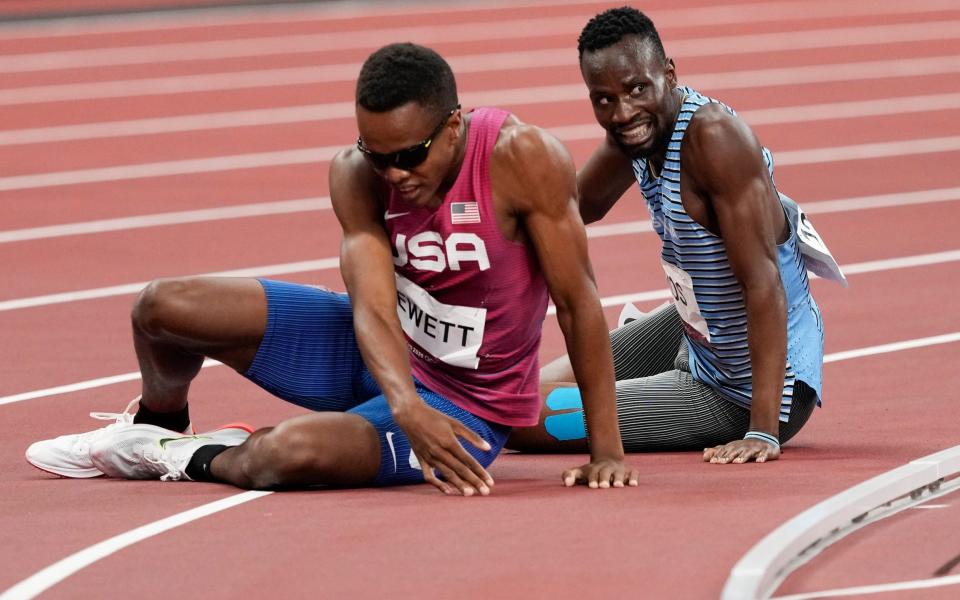 Both men looks distraught - AP