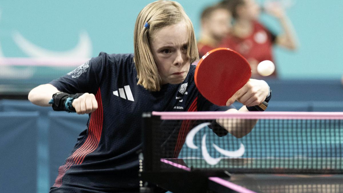 Bly Twomey wins bronze to become Great Britain’s youngest table tennis medallist