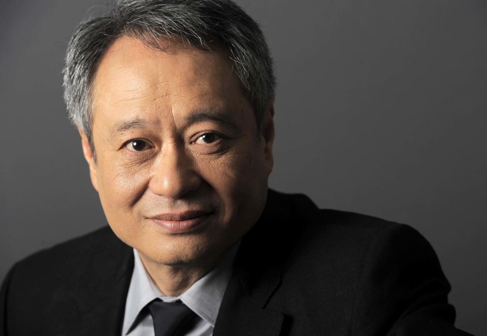 FILE - This April 26, 2012 file photo shows Ang Lee posing for a portrait backstage at CinemaCon 2012, the official convention of the National Association of Theater Owners in Las Vegas. Lee is the director the the film, "Life of Pi." (AP Photo/Chris Pizzello, file)