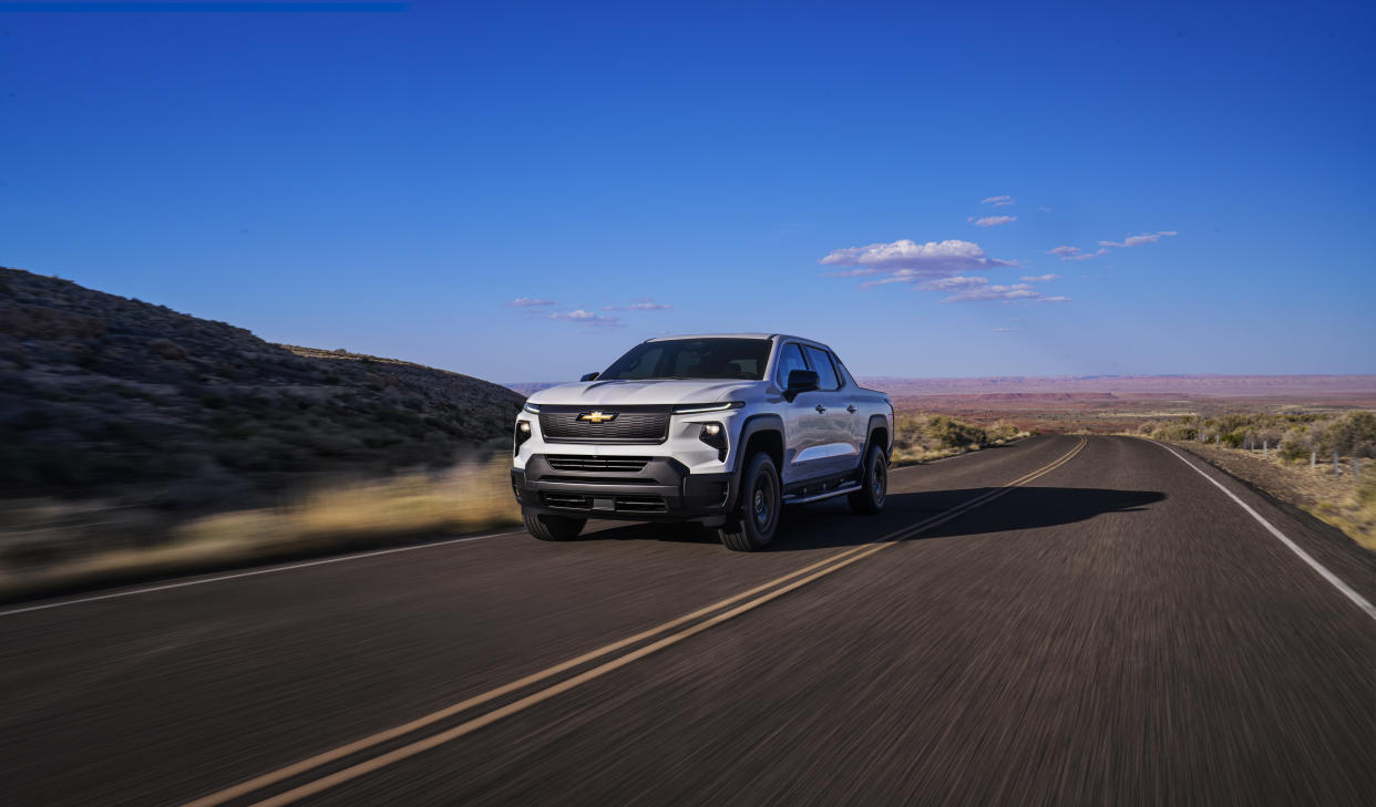 Chevy's new Silverado EV Work Truck. (Source: General Motors)                              