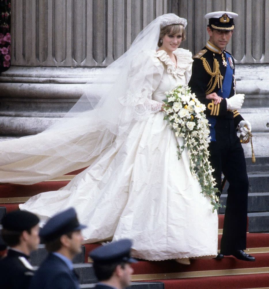 Princess Diana (left) and Prince Charles