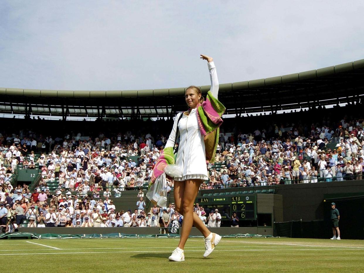 Maria Sharapova announced herself to the world at Wimbledon: Reuters