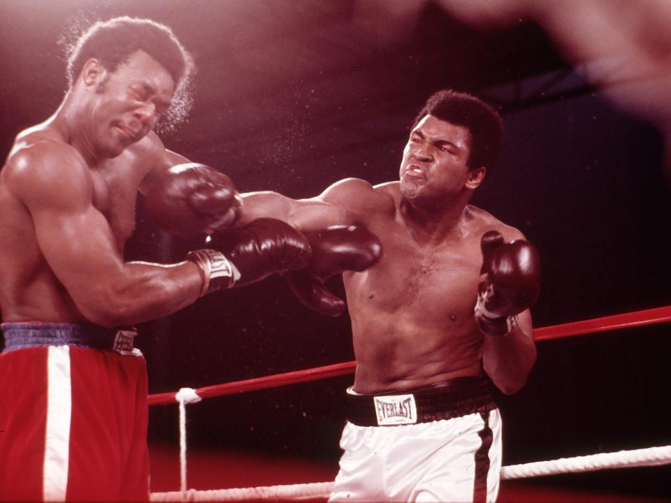 George Foreman and Muhammad Ali