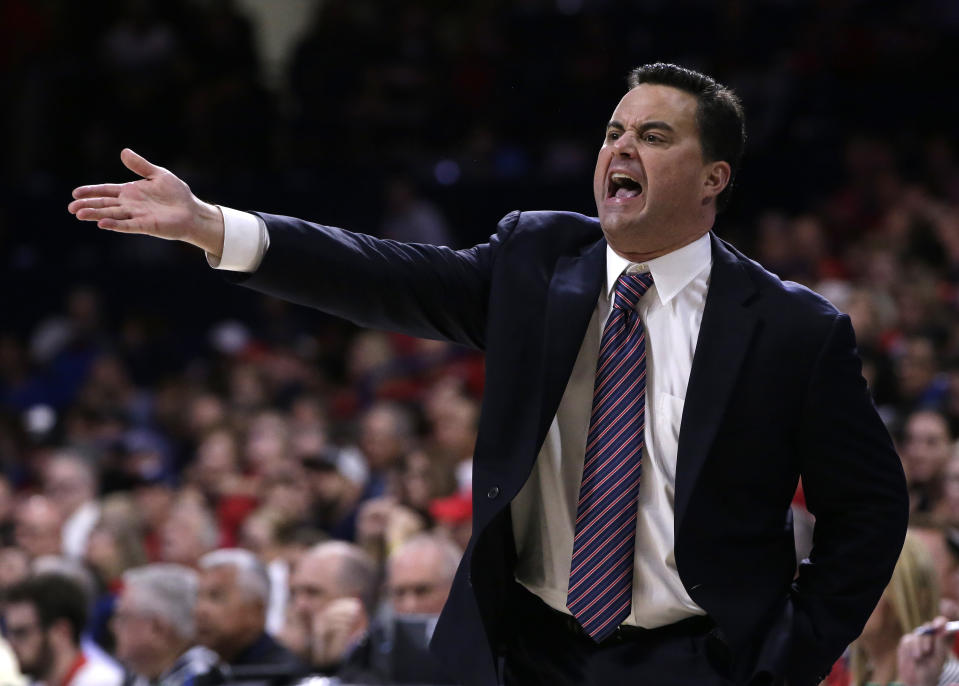 Arizona coach Sean Miller tore into his team during a scathing postgame news conference earlier this week. (AP)