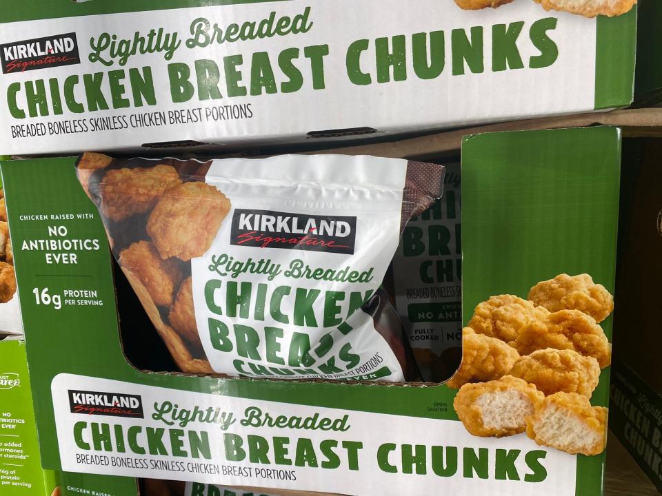 Kirkland Signature chicken-breast chunks