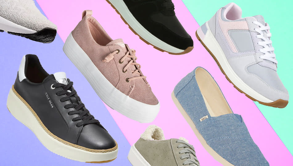 The Nordstrom Anniversary Sale is packed with name-brand sneakers that promise all-day comfort for  prices that can't be beat. (Photo: Nordstrom/Getty)