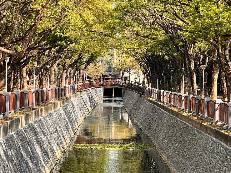 楠梓右昌大排水岸環境改造工程完工。（圖/水利局提供）