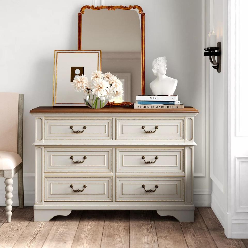 3) Hayley 6-Drawer Double Dresser