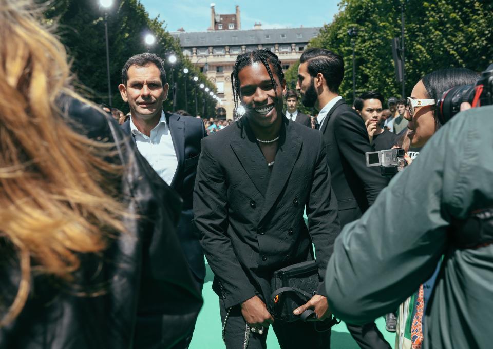<h1 class="title">A$AP Rocky in Louis Vuitton</h1><cite class="credit">Photographed by Phil Oh</cite>