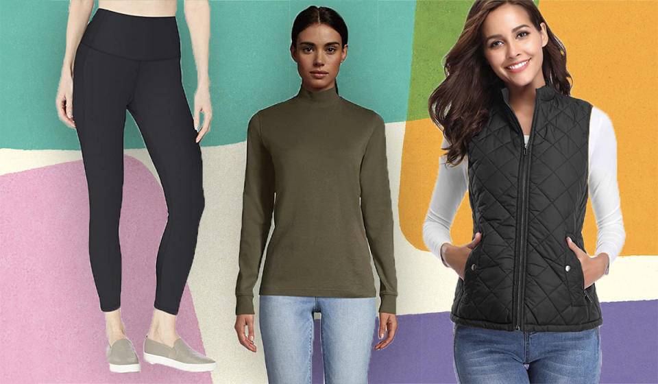 Excellent leggings, layering pieces, and outerwear are some of Amazon's best-kept secrets—we'll let you in on the gems, on sale for Black Friday. (Photo: Amazo