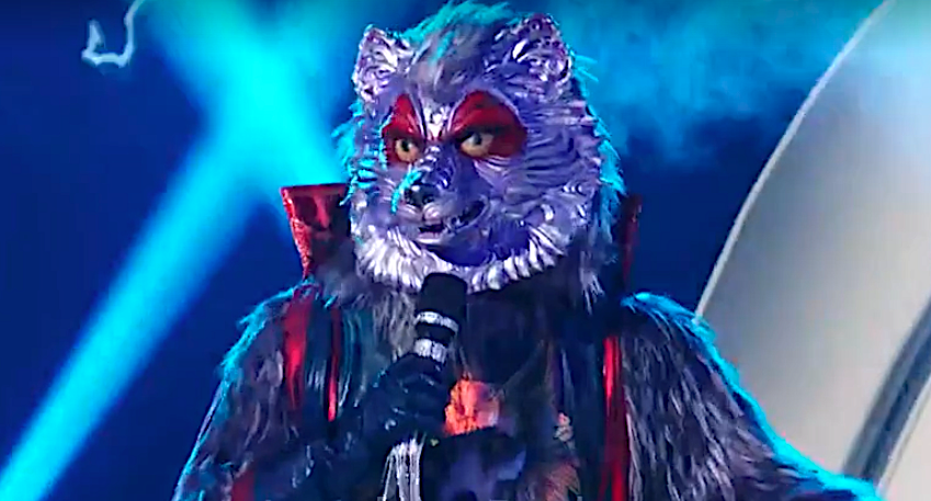 The Wolf howls on ''The Masked Singer.' (Photo: Fox)