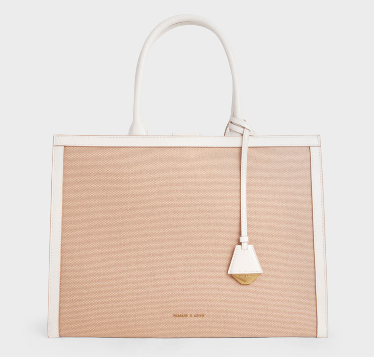  Charles & Keith Charlot Canvas Tote Bag. (PHOTO: Charles & Keith)