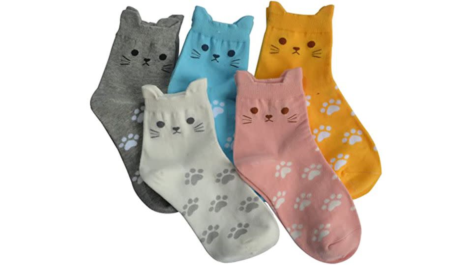 Jeasona Women's Cute Animals Novelty Socks, 5 Pairs  - Amazon